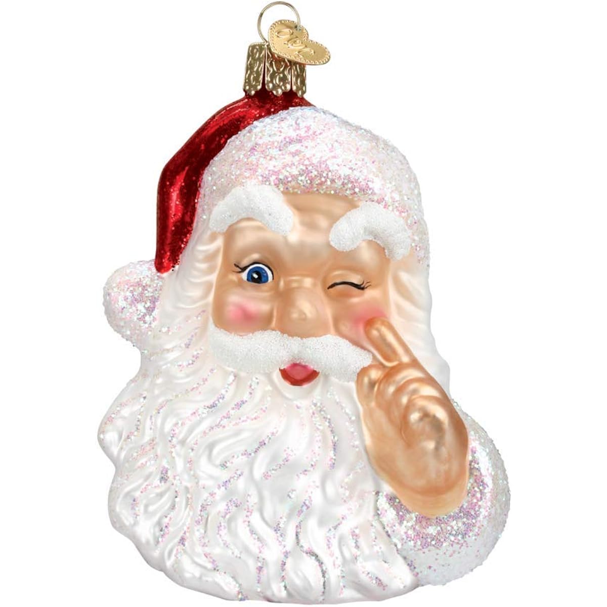 Night Before Christmas Santa (40166) Old World Christmas Glass Ornament