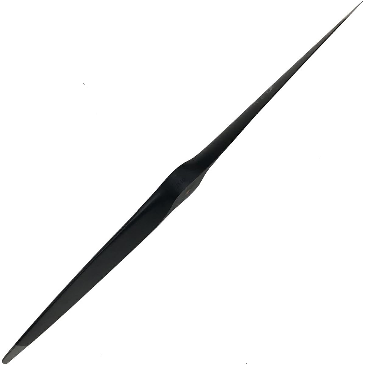 XOAR PJM Matte Black 20x10 The Sword RC Model Airplane Propeller. 20 Inch 2 Blade Painted Wood Prop for Gas Engines