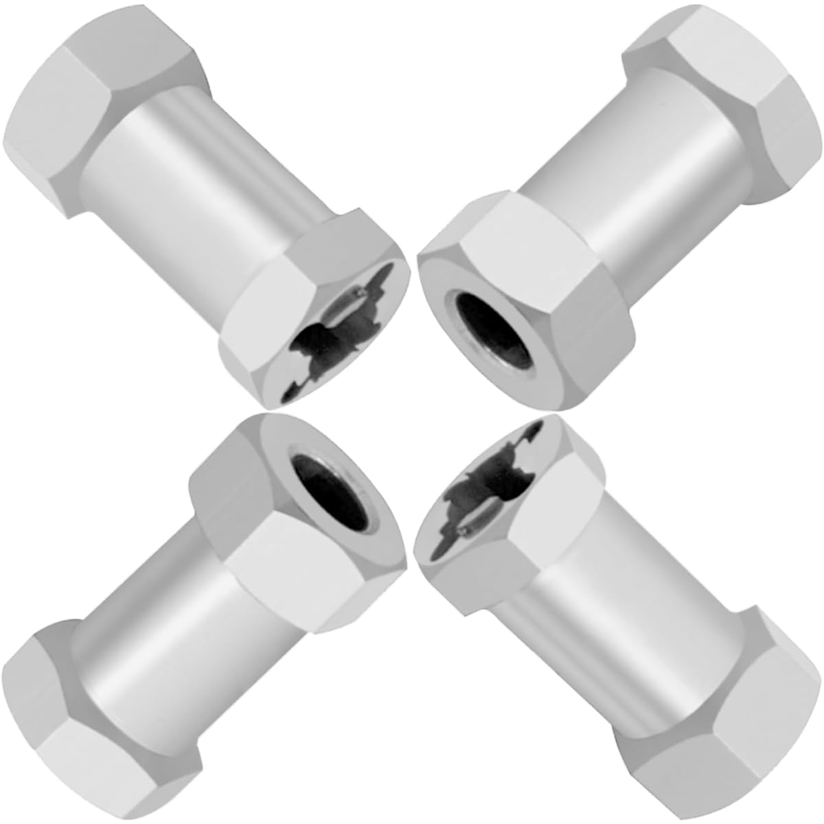 Mirthobby Alloy 12mm Wheel Hex Hub 15mm/20mm/25mm Offset Extended Drive Adapter for Axial SCX10 Wraith Gen7 Gen8 D90 Jeep Wrangler 1/10 RC Crawler (25mm)