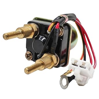 Starter Relay Motorcycle Starter Relay Solenoid Electric Switch Kawasaki Jet Ski JT900 JT1100 STX 1997-1998 / JH1100 Zxi 1996-2003