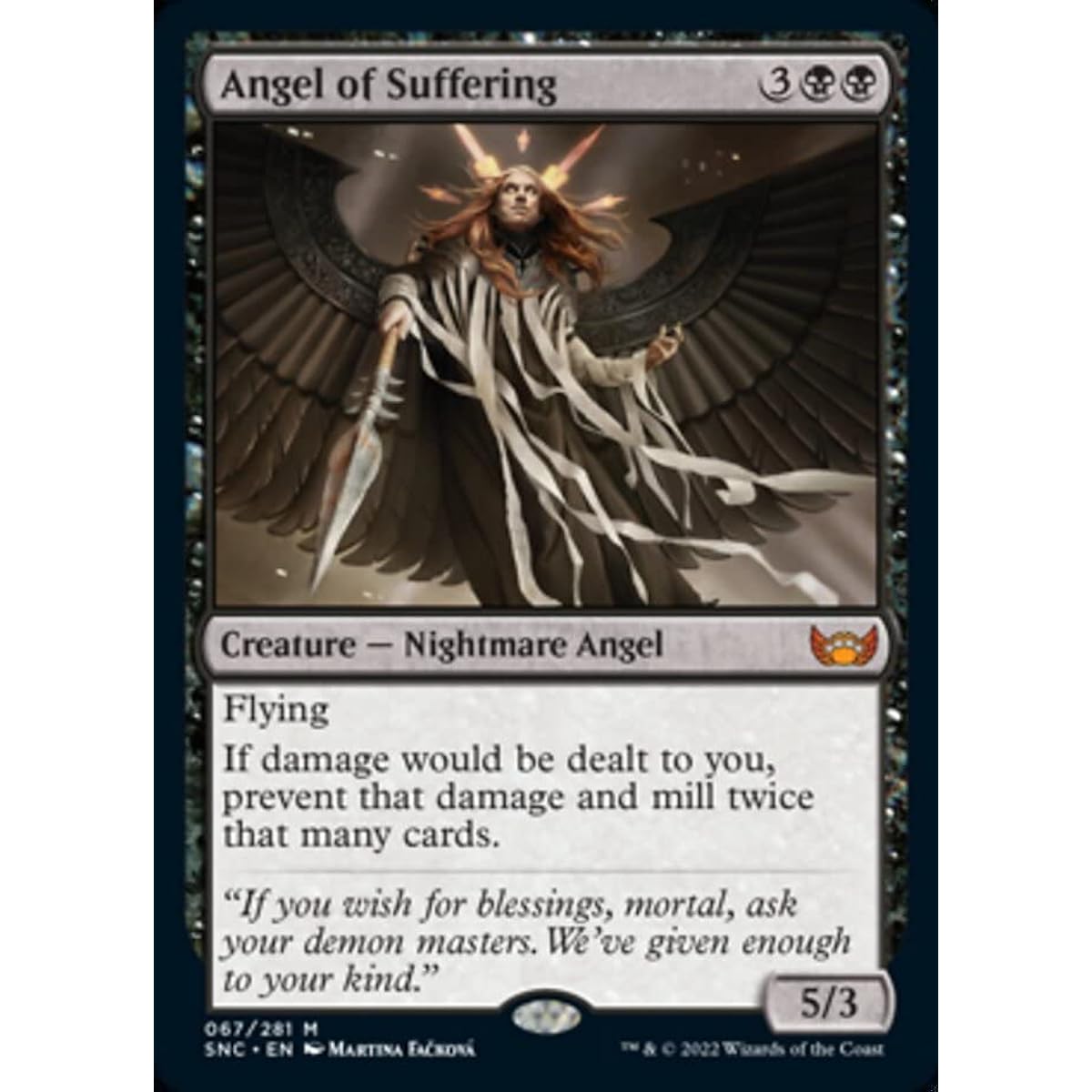 Magic: The Gathering - Angel of Agony (067) - City of New Capena