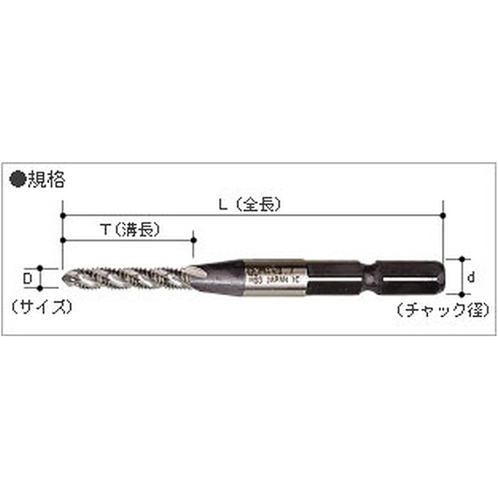 Onishi Kogyo Hexagonal Shaft Spiral Tap M12×1.5