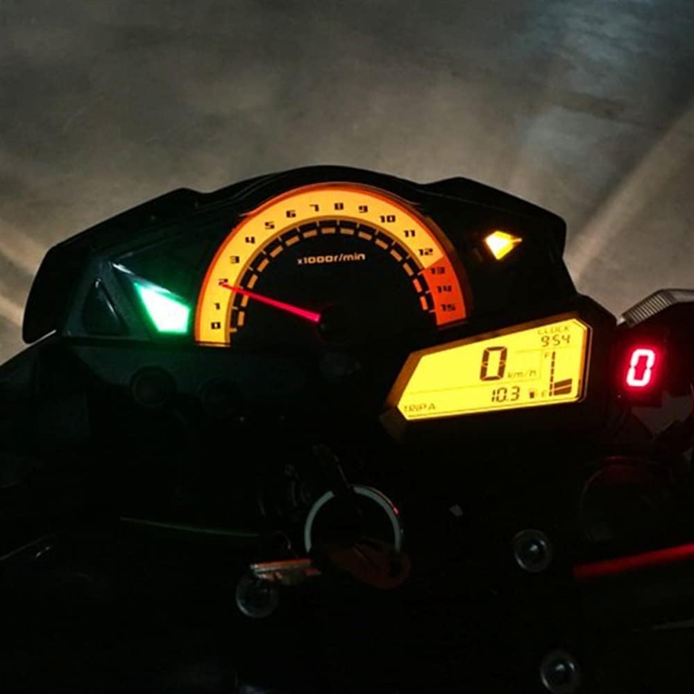 Speed Display Meter Motorcycle Gear Indicator Kawasaki Z250 Display Ninja 250/300 Moto Gear Display ECU Direct Mount 6 Level Display Speedometer