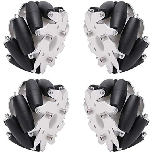 100mm Aluminum Mecanum Wheel Set of 4 (14094) [Cart & Tires] [NEXUS robot]