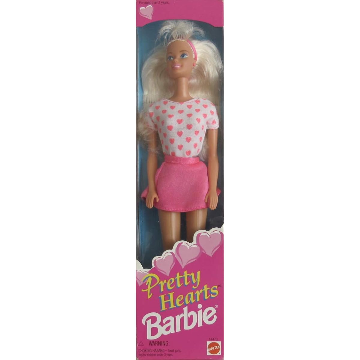 Pretty Hearts Barbie Doll (1995) by Barbie