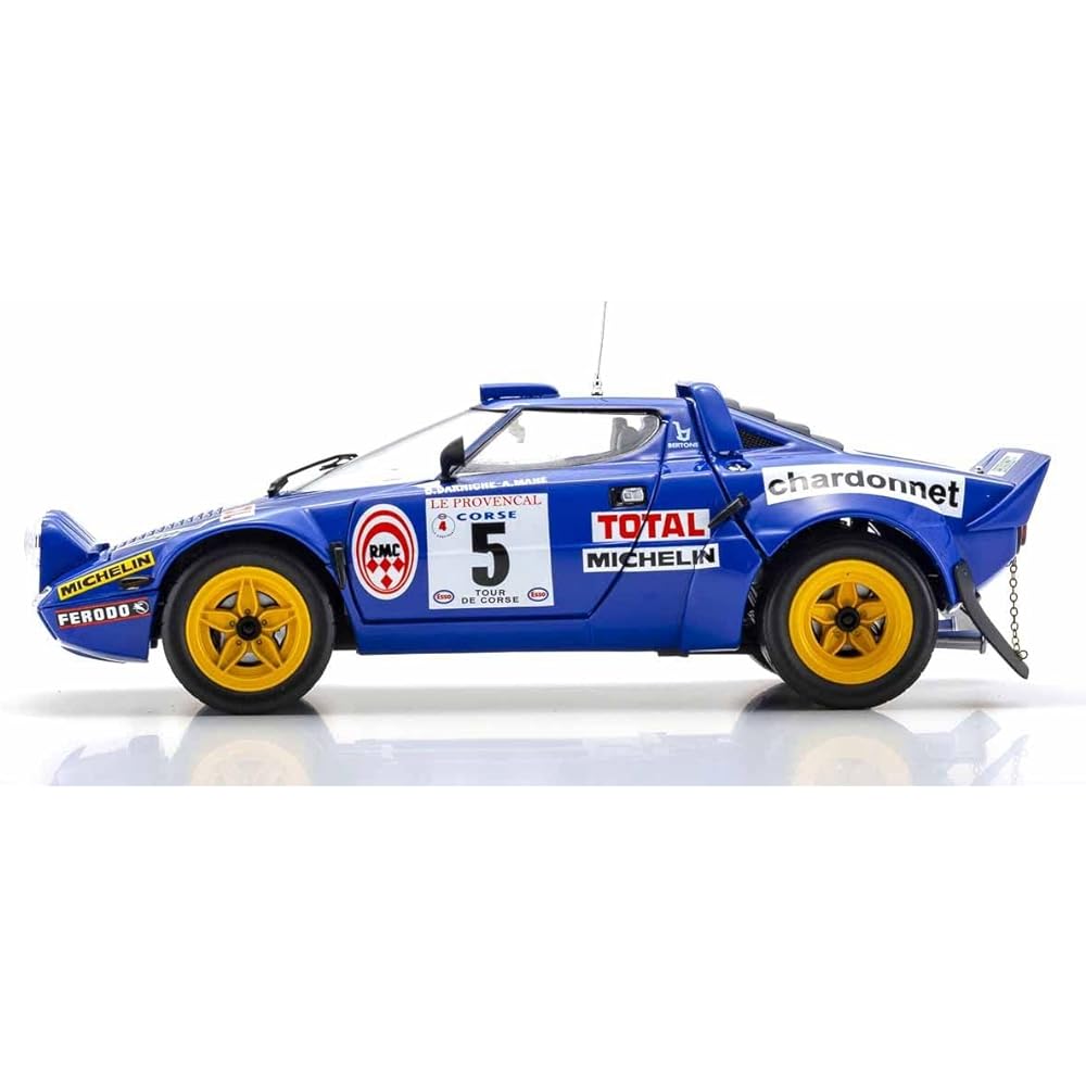 Kyosho Original 1/18 Lancia Stratos HF 1976 Tour de Corse #5 Completed Product KS08130C