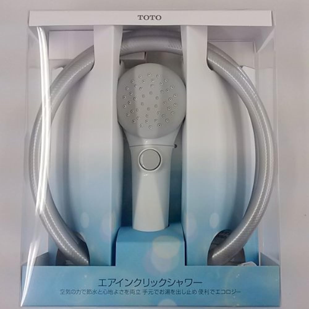 TOTO Air-in click shower head + 1.6M hose + pressure regulating valve set (with adapter) THYC49H