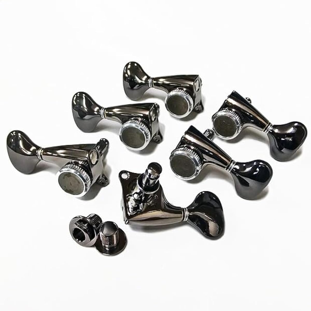 GOTOH Guitar Tuners SGL510Z MG-T L5 CK L3 R3 Magnum Rock Trad Cosmo Black Both Sides Set of 6 [Includes Ebi Original Pick]