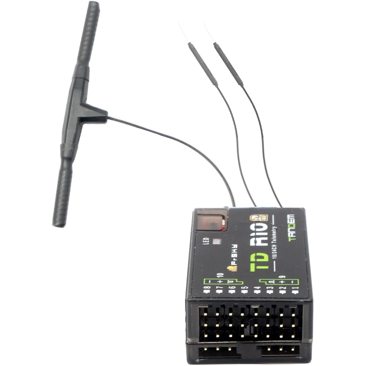FrSky TD R10 Triple Antenna 900Mhz 2.4Ghz 10 Channels Supports Low Latency Signal and Long Range Receiver