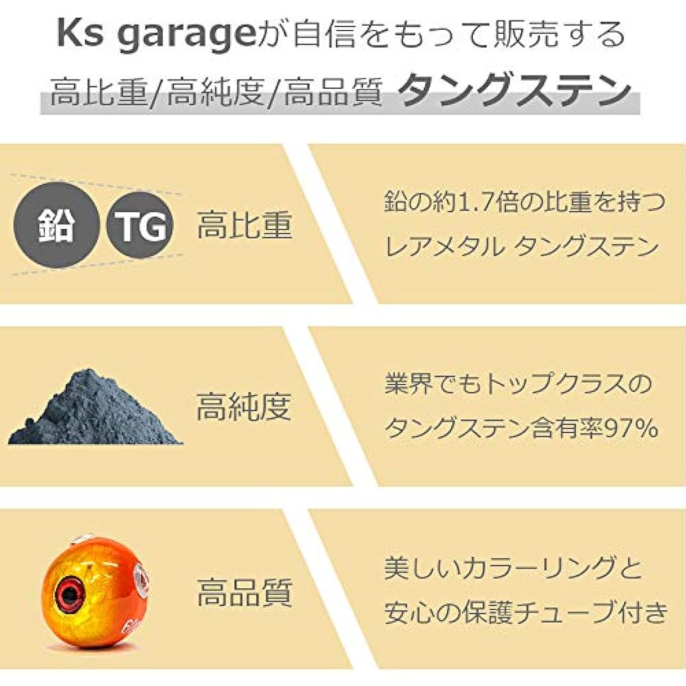 Tairaba Tungsten Head Weight (60g / 80g / 100g) Color (Orange / Red) For red sea bream fishing, floating type, hollow weight, round TG head, for sea bream, roots [Ks Garage]