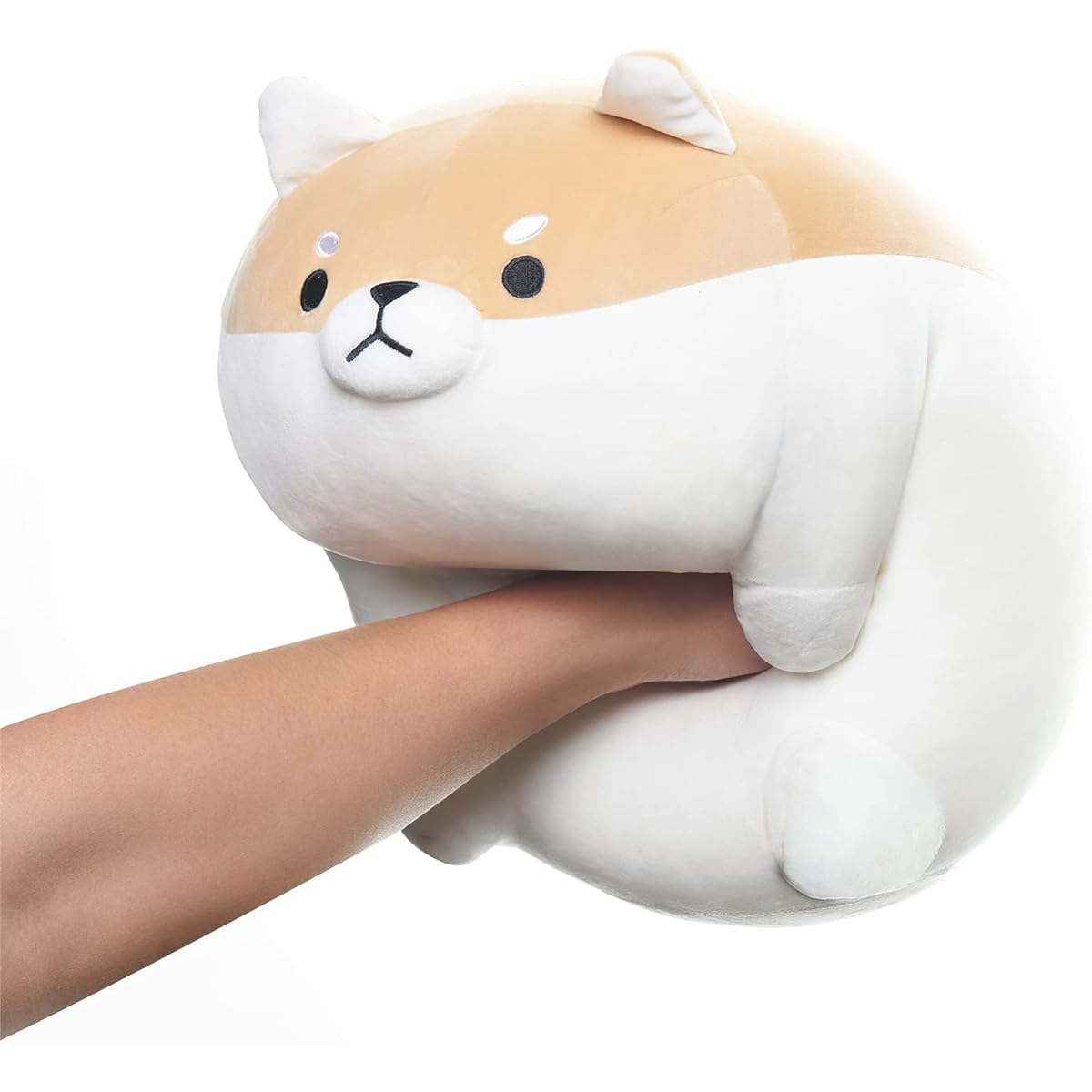 VHYHCY Shiba Inu Stuffed Animals Cute Corgi Dog Plush Toy Soft Anime Pet Stuffed Animals Cute Plush Kawaii Stuffed Animals Kids Boys Girls Gifts (Brown 19.6 Inch)