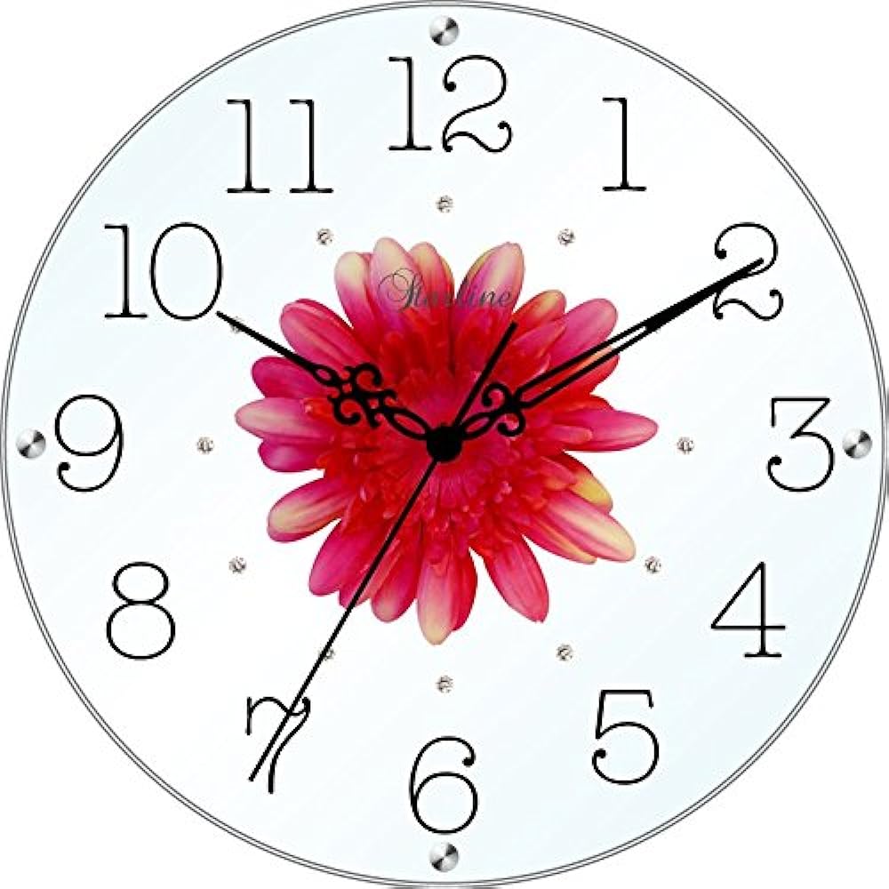 Starline Art Flower Clock Red SW-1186 RD