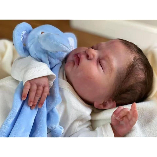 Anano Lifelike Reborn Baby Doll Boy 20 Inch Bebe Reborn Girl Soft Realistic Newborn Baby Doll Lifelike Baby Doll for Art Collectors/Granddaughter/Kids Ages 3+