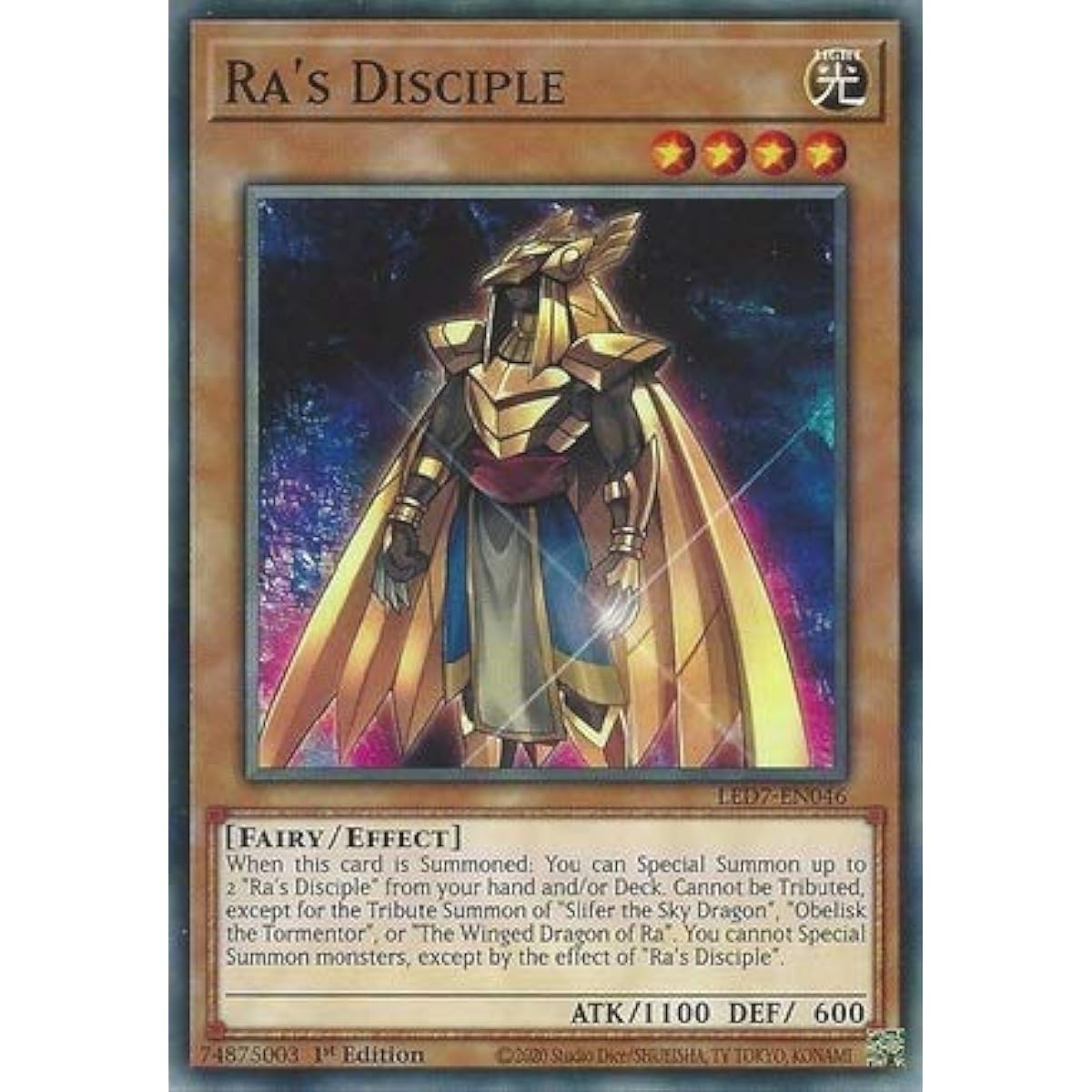 Ra's Disciple - LED7-EN046 - Common - 1st Edition.
