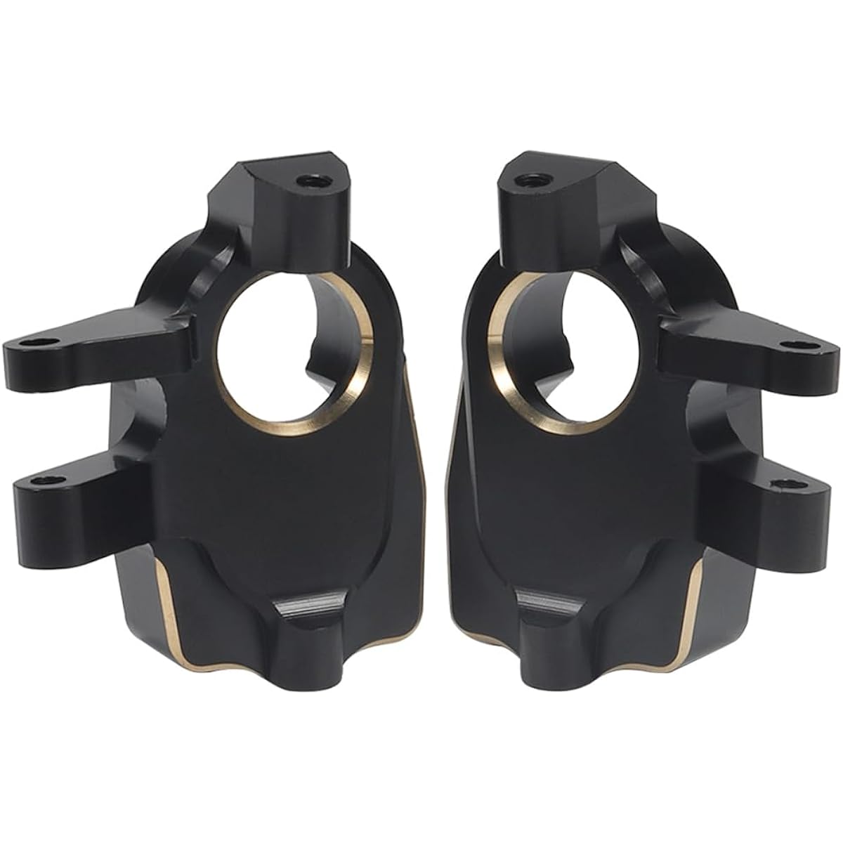 RCBOYZ Brass Outer Portal Weight Cover & Front Steering Knuckle Portal Weight 1 lb for 1/10 Axial Capra 1.9 SCX10 III Upgrade