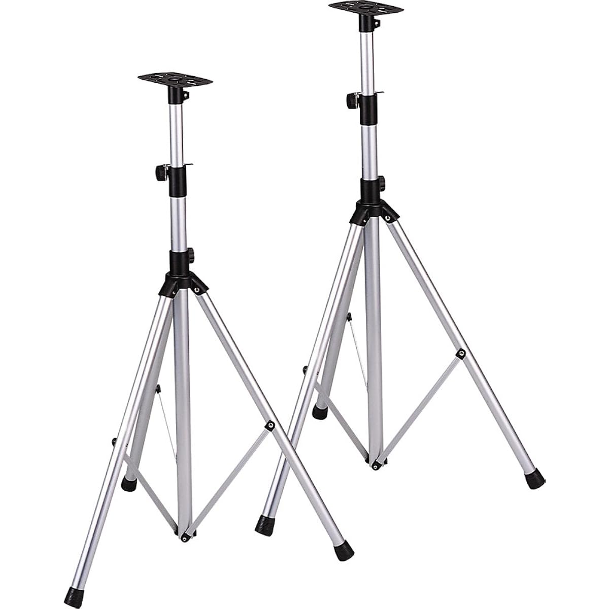 KC Speaker Stand Set of 2 Lightweight Aluminum SPS-200/AL (Soft Case Included)