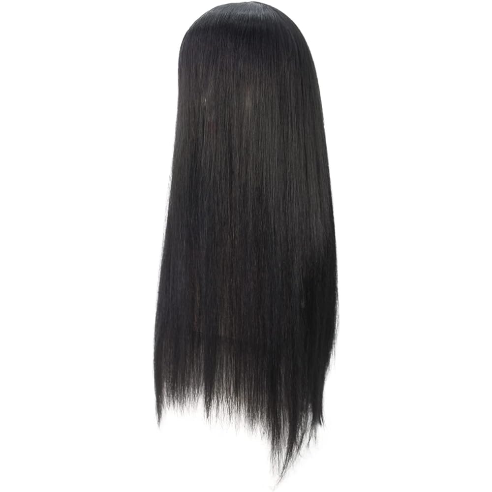 Wigs2you Costume Wig H-5451 Long Straight Black Full Wig Cosplay Wig Crossdressing Men's Dressing Twin Coordination Party Wig Standard M Size