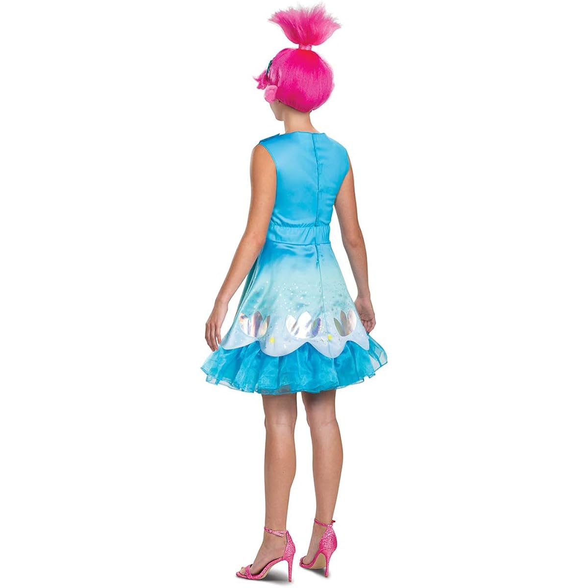 Disguise Women's Trolls Movie 2 Classic Poppy Adult Costume, Blue, Medium (8-10)