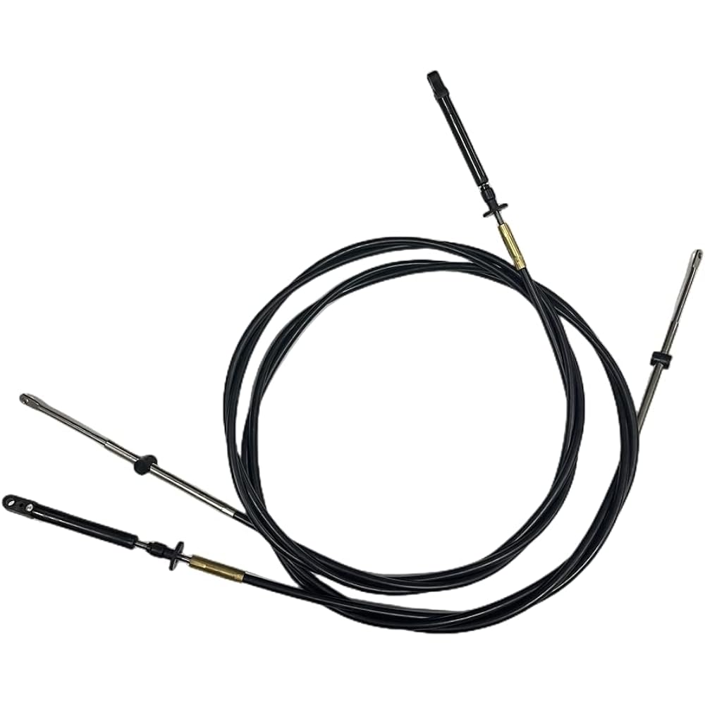 Outboard Engine Remote Control Throttle Shift Cable Assembly 173115 15ft (4m) BRP EVINRUDE JOHNSON OMC Universal Type for 2