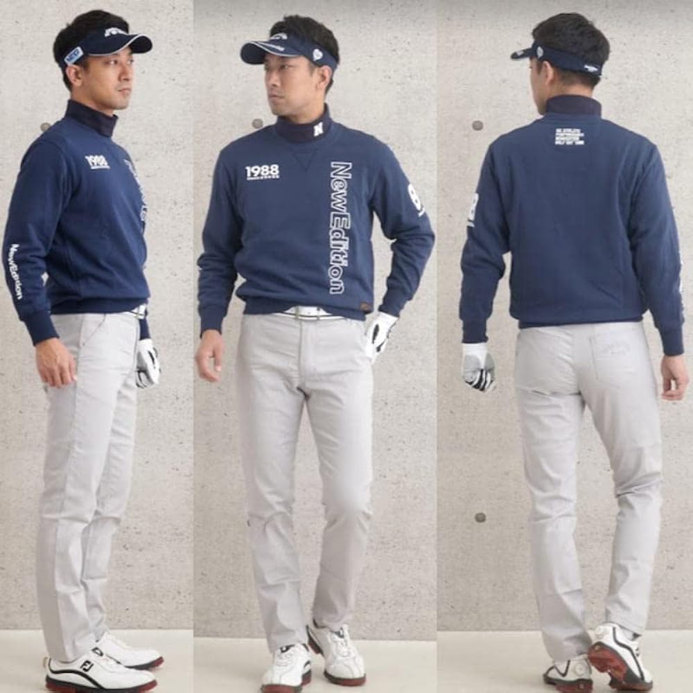 [NewEdition GOLF] Trainer Sweat Golf Wear Men's Logo Golf Trainer Men's NEG-340