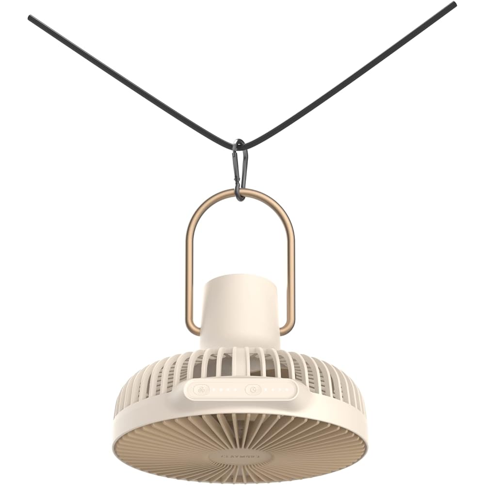 Prism Rechargeable Mobile Wireless Circulator CLAYMORE Fan V600+ Sand Beige CLFN-V610SB [Genuine Japanese Product]