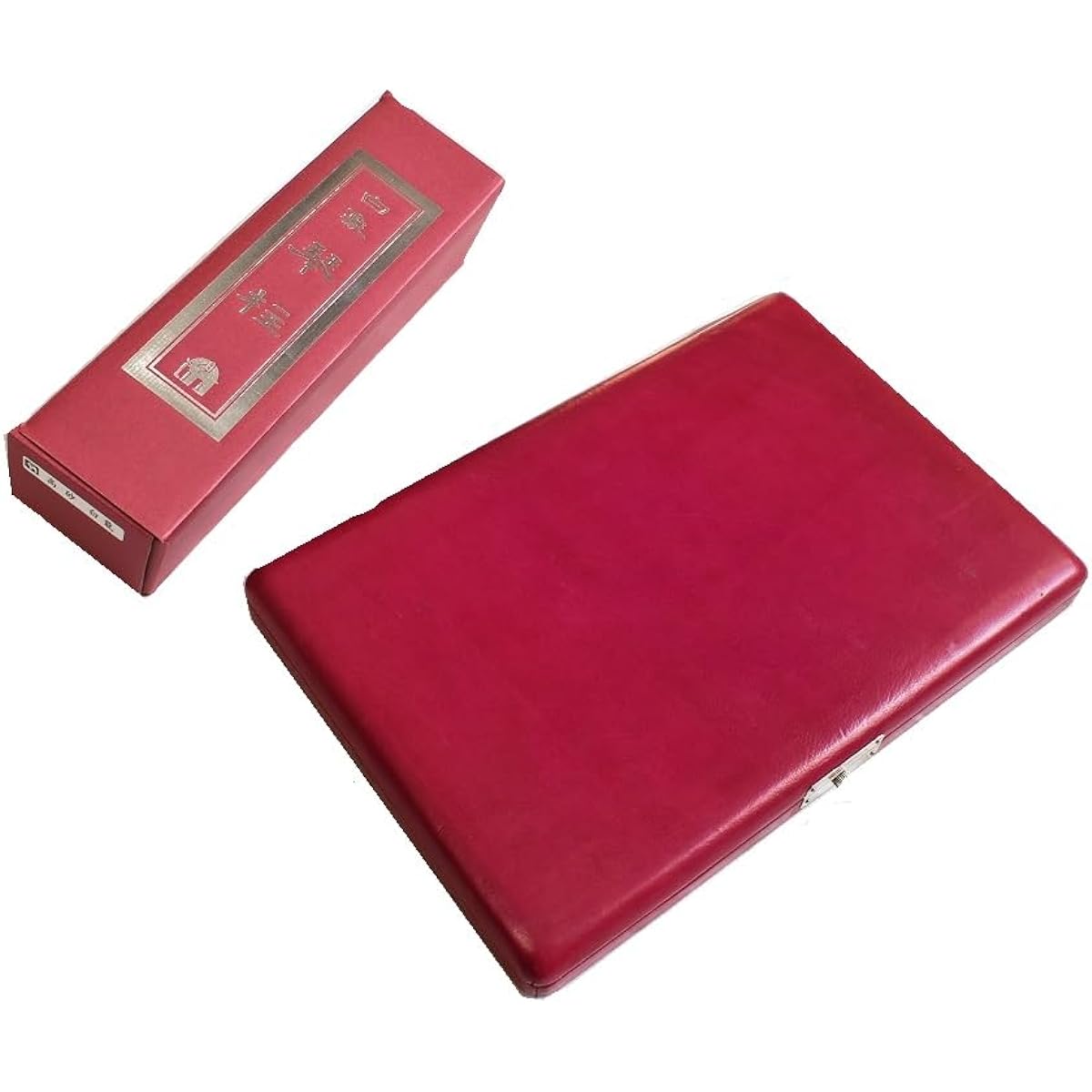 Pink synthetic leather koto bridge box included 13 strings Koto bridge set Hakuzo Takasago-Oryu Foot width normal-Extra heavy weight