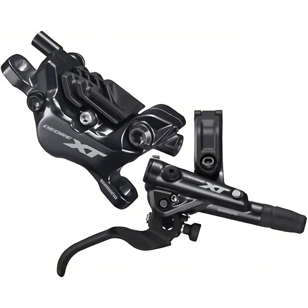 SHIMANO DEORE XT BL-M8100L/BR-M8120 Metal 1700mm Left Rear JKIT/Lever, Caliper, Hose, Oil Filling Set JKIT Oil filled, Hose connected to caliper side