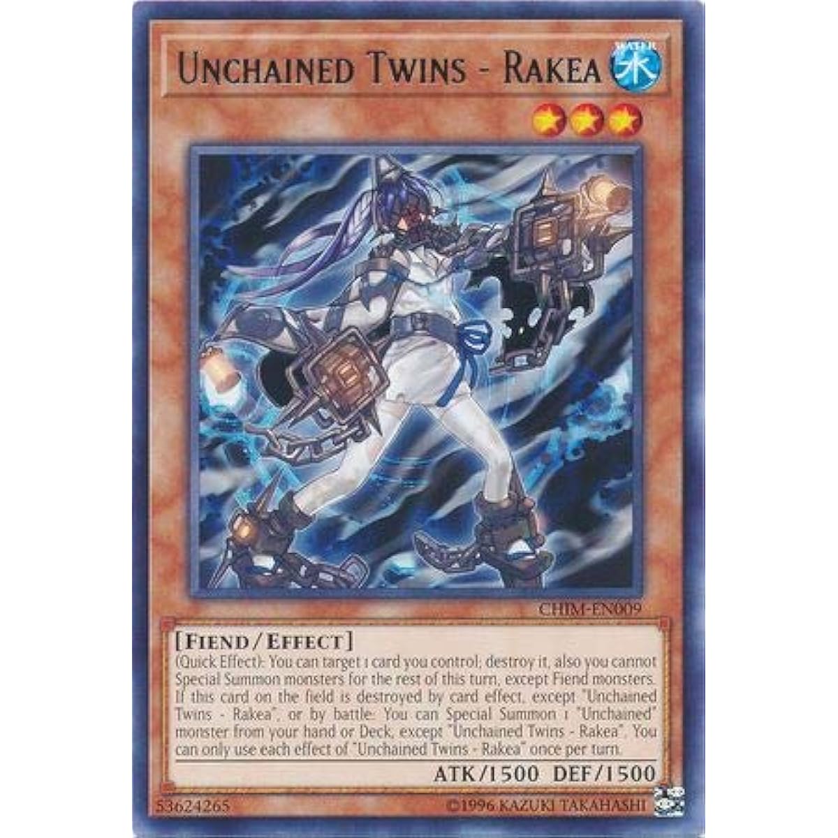 Unchained Twins - Rakea - CHIM-EN009 - Rare - Unlimited Edition