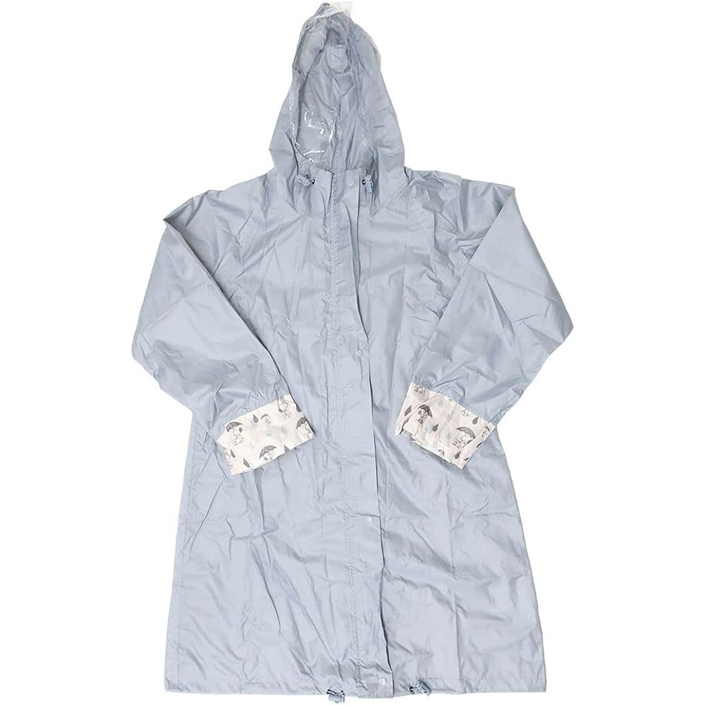 [Kamio Japan] Rain Poncho Snoopy Rainwear Umbrella Light Blue