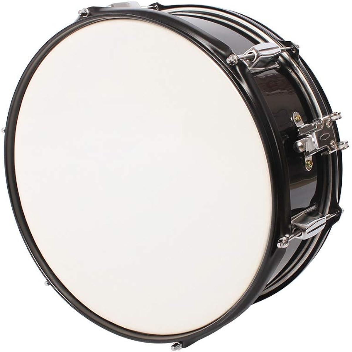 Trlec gt4-ly 14 x 5.5 inch Professional Marching Snare Drum & Drumsticks & Strap & Wrench Kit Black