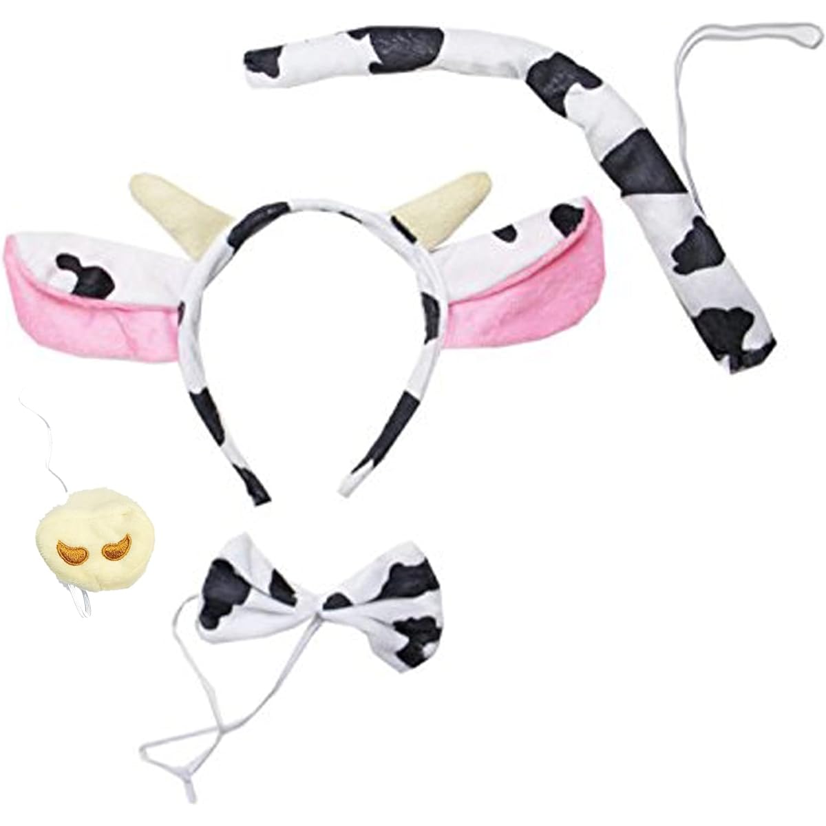 Kirei Sui Kids Animal Face Headband Tie Tail 3 Piece Costume