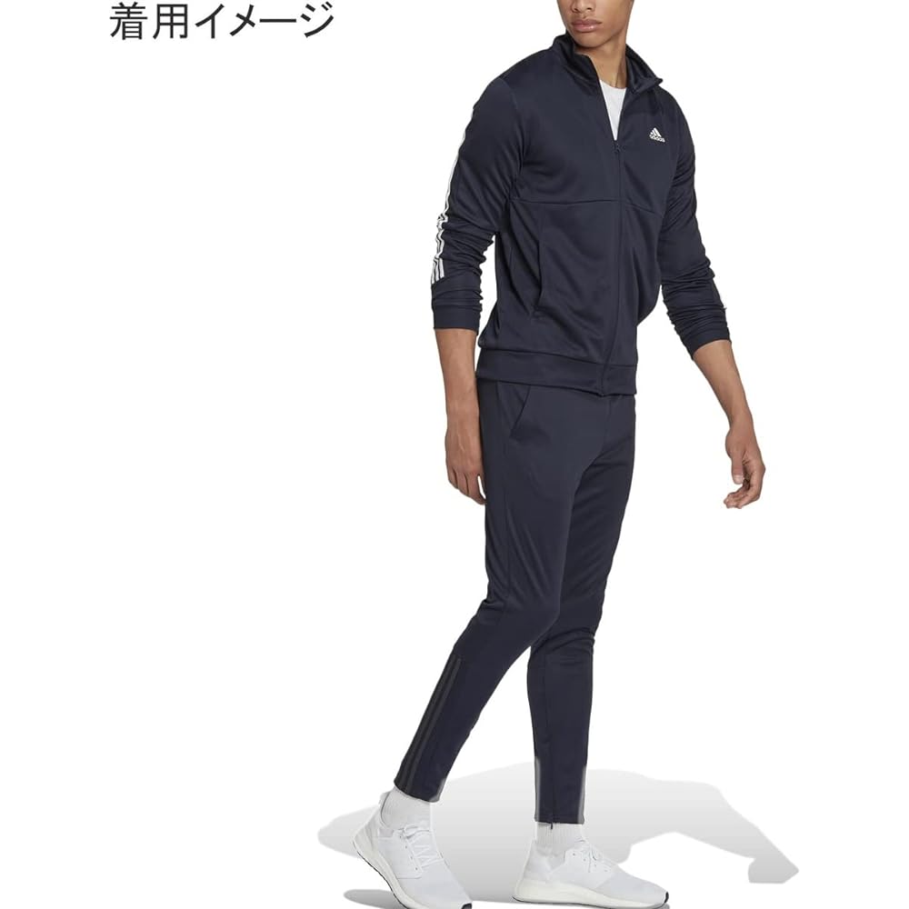[adidas] Men's M SLIM Tracksuit KC613 HI5401 Black J/2XS Training Wear Setup
