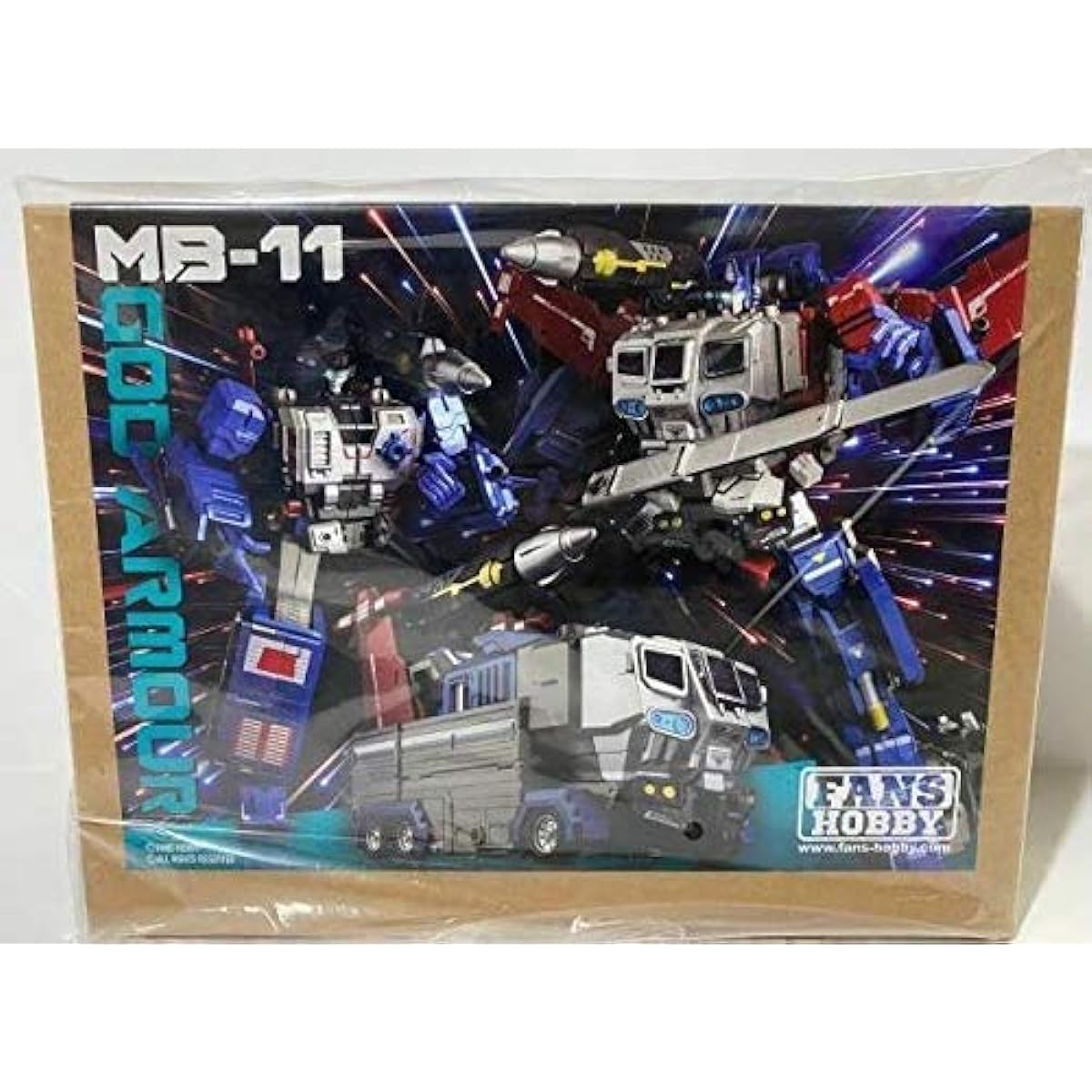 Fans Hobby MB11x Transformable and Combinable Primary Color Reprint [Parallel Import]