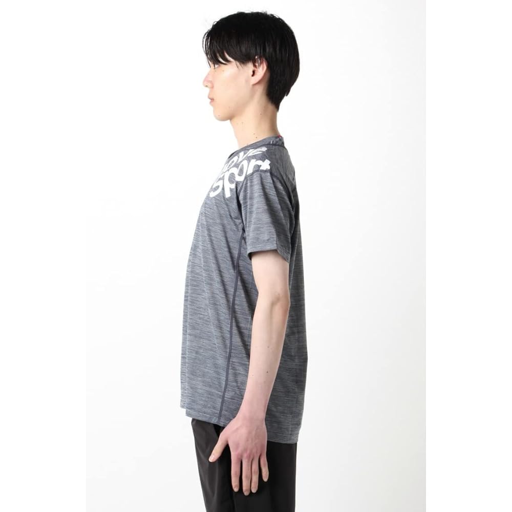 [DESCENTE] Short Sleeve Shirt T-Shirt Sweat Absorbent Quick Drying Stretch Highly Breathable Training MOVESPORT Men's DMMTJA54