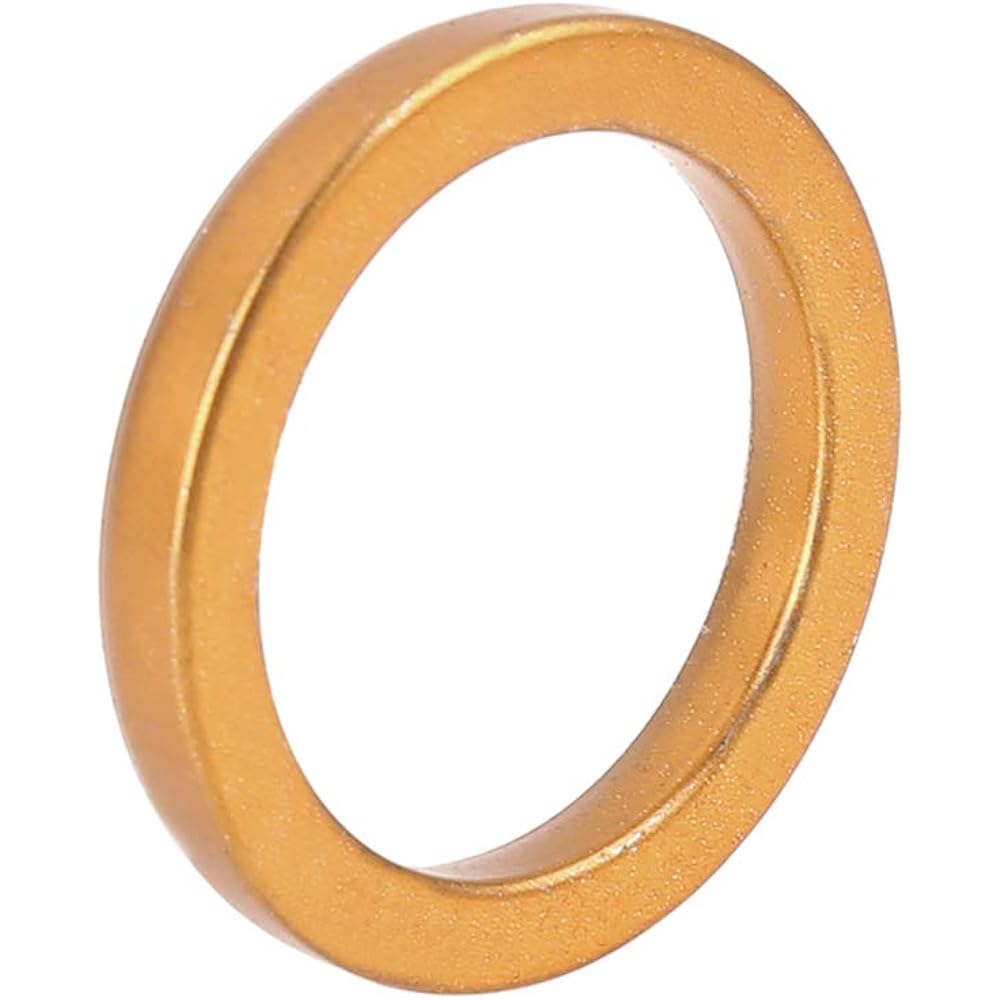 F FIERCE CYCLE 20pcs 25mm ID 33mm OD Motorcycle Exhaust Muffler Pipe Gasket Copper Color for Jiangling JH70 100 110 125 150CC