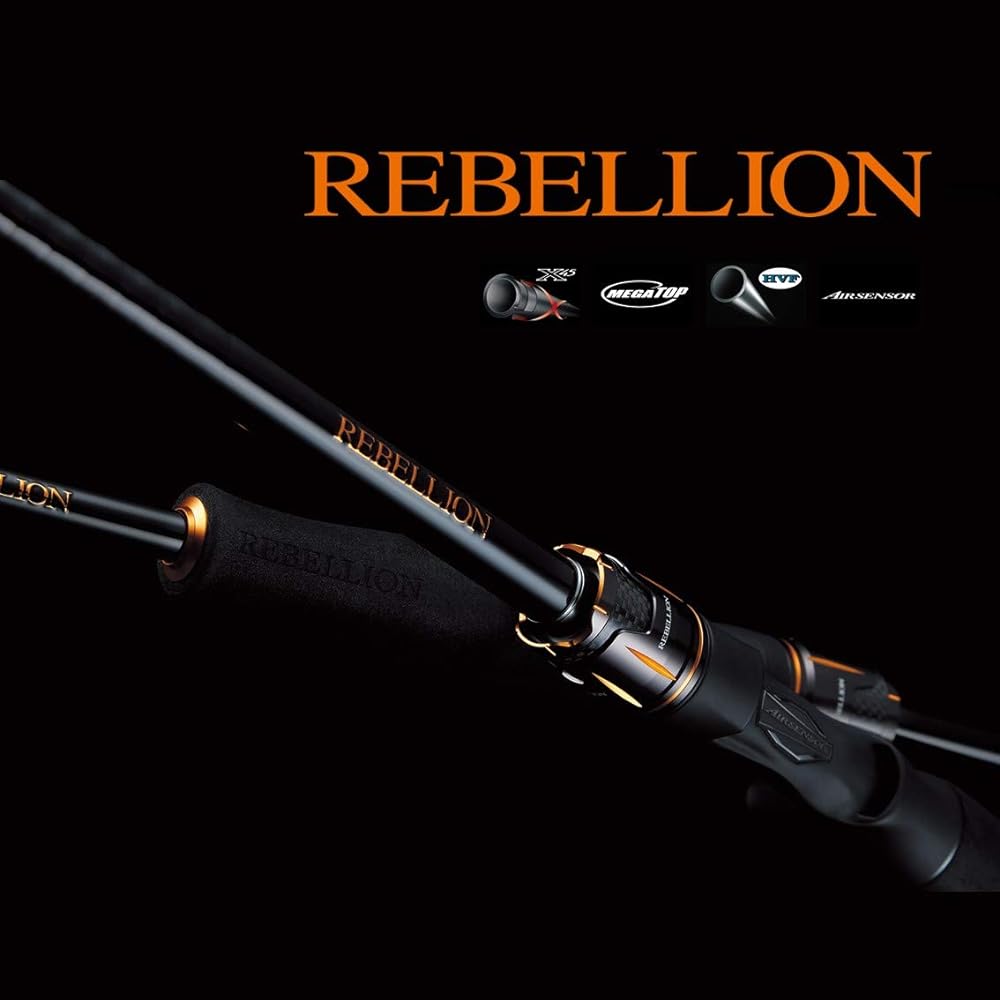 DAIWA Bass Rod Spinning/Bait 1 Piece Model REBELLION Various