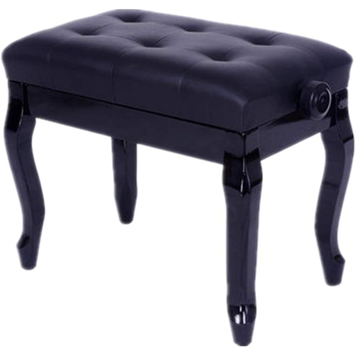 Piano bench Piano stool Universal single piano stool black Comfortable seating experience (Color: Black, Size: 56x35x55cm)