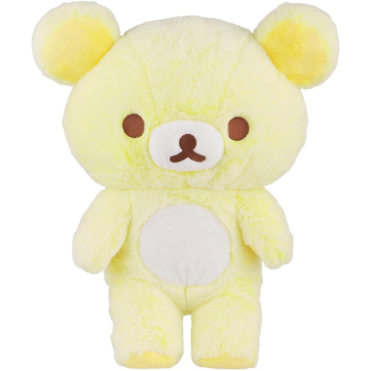 Rilakkuma San-X Original Long Pile Sherbet Series Plush Toy - Yellow - 15"