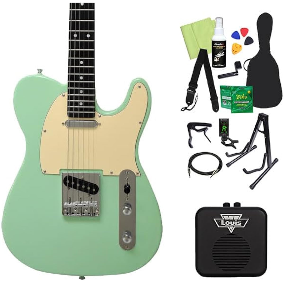 Photogenic TL-180 Electric Guitar Beginner 14-piece Set [With Mini Amplifier] SFG Telecaster Type Photogenic