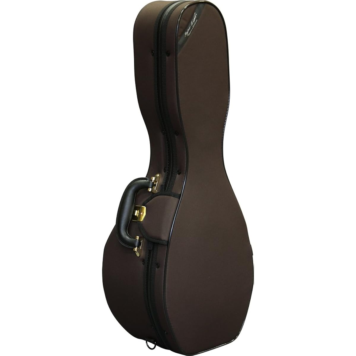Super Light Round Mandolin Case Brown