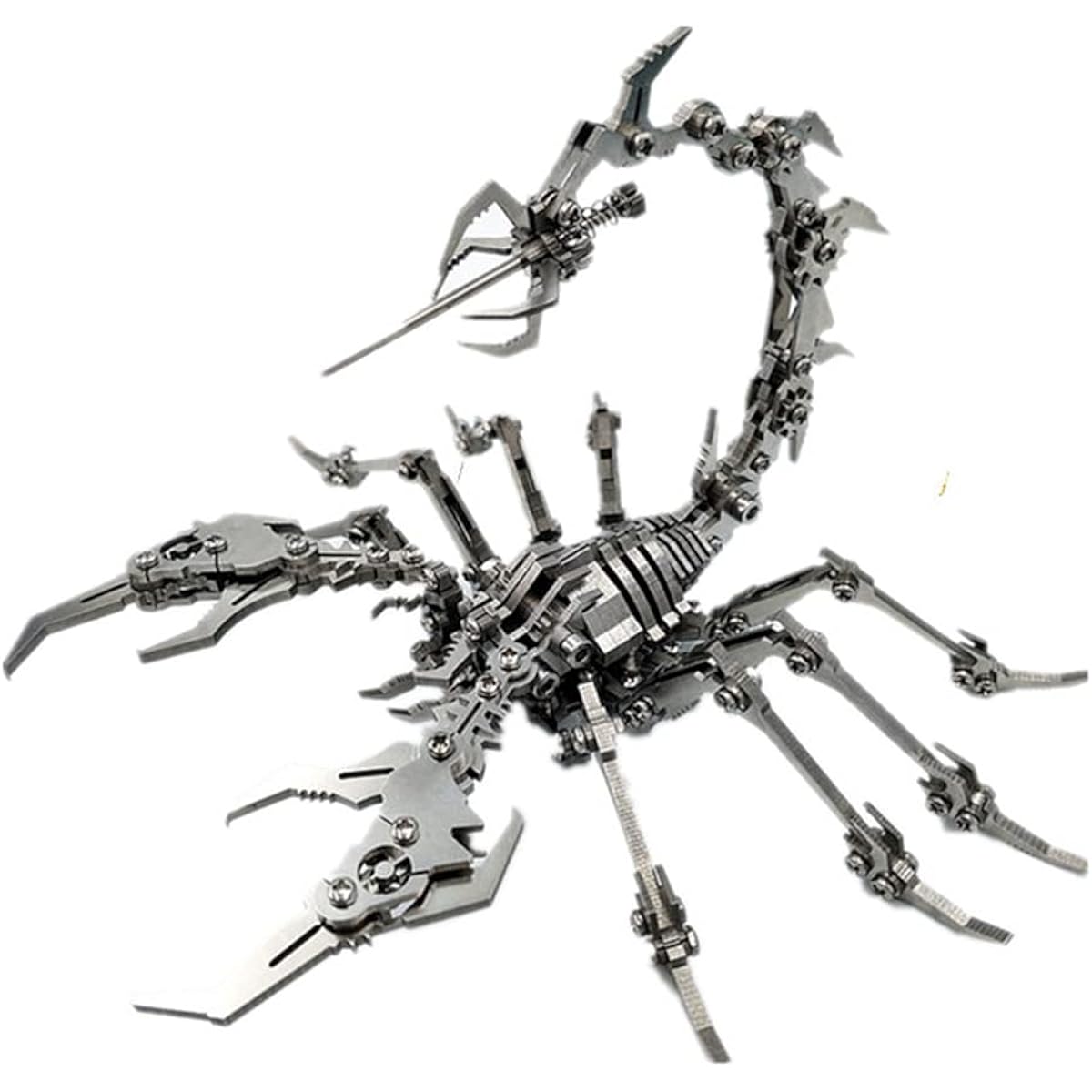 Scorpion King DIY Model Kit Toy 3D Metal Puzzle for Adults 3D Jigsaw Puzzle Stainless Steel Hand Assembled Detachable Model Art Craft Desk Ornament Home Decoration Toy Gift for Teens & Adults