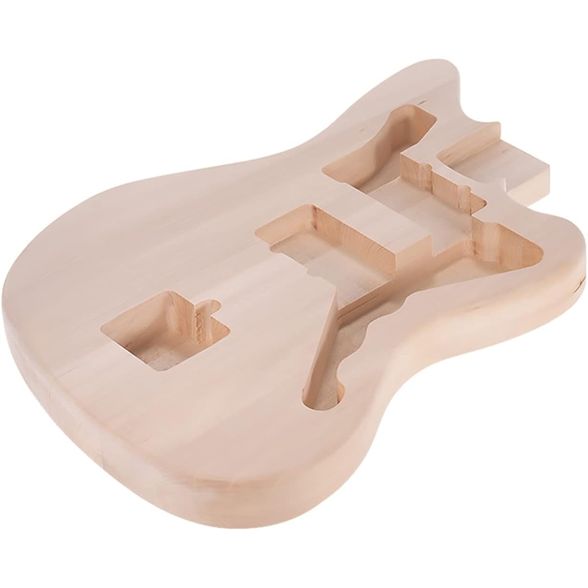 Electric Guitar Unfinished Body Guitar Barrel Blank Basswood Guitar Body Replacement Parts Guitar Body