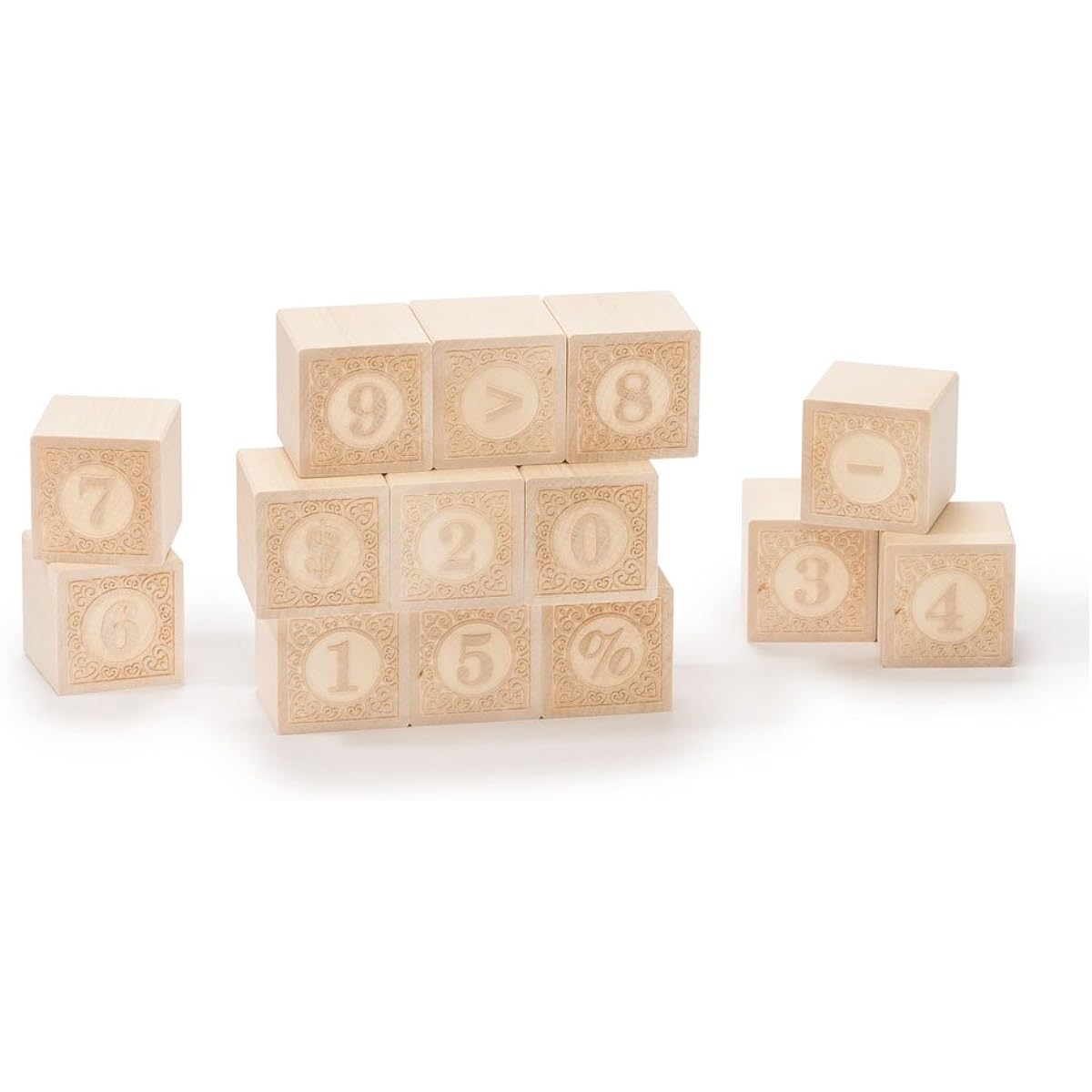 Uncle Goose Alphablanks Number Blocks - Made in the USA