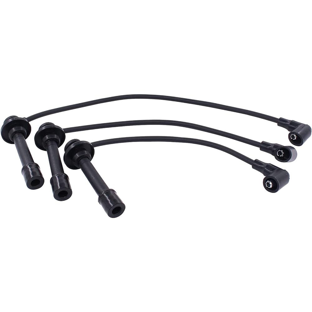 MOTOKU MIA11722 MIA11723 MIA11724 Spark Plug Wire for John Deere Gator XUV Cylinder #1#2#3