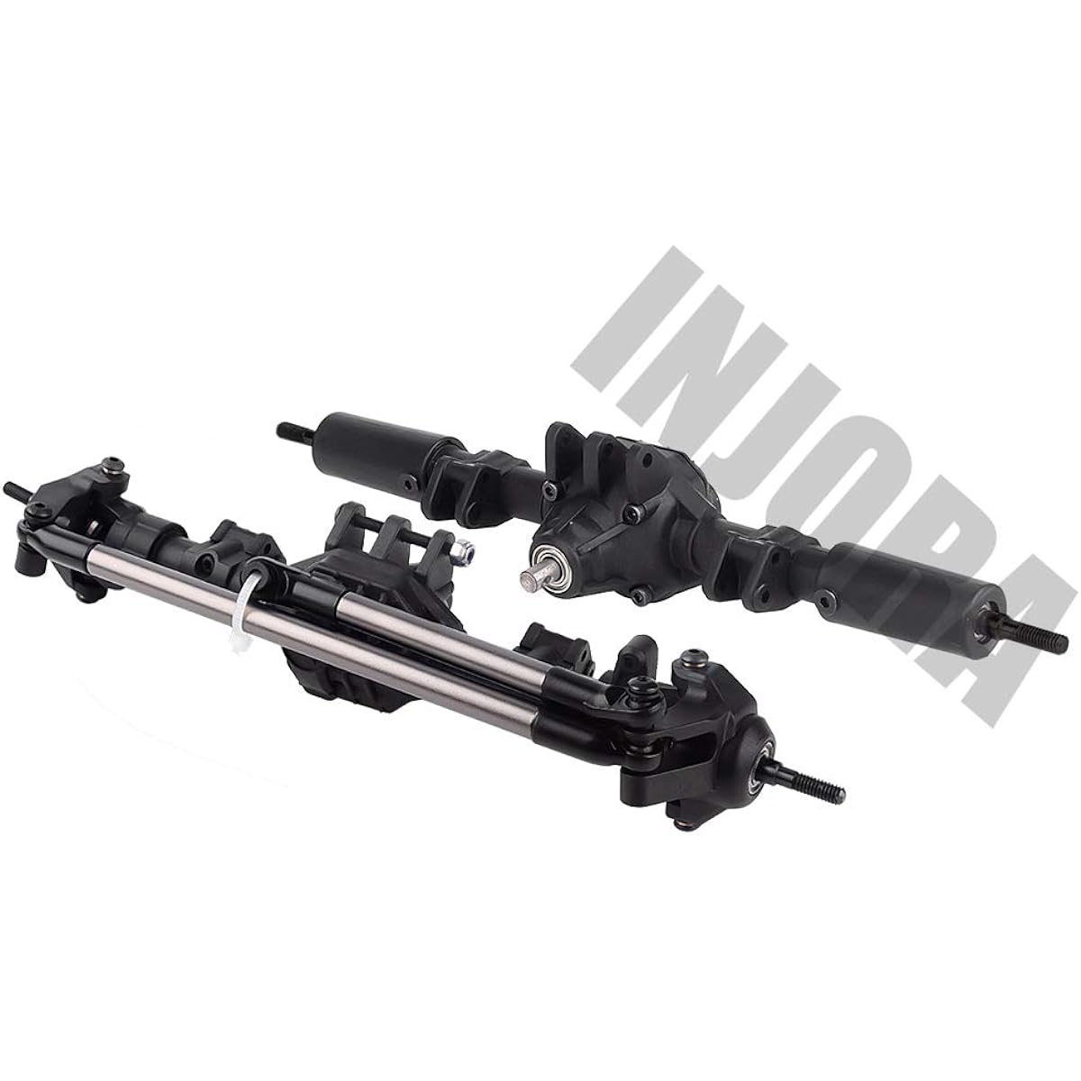 INJORA Front & Rear Axles 1/10 Axial SCX10 II 90046 90047 Axial SCX10 II Upgrade
