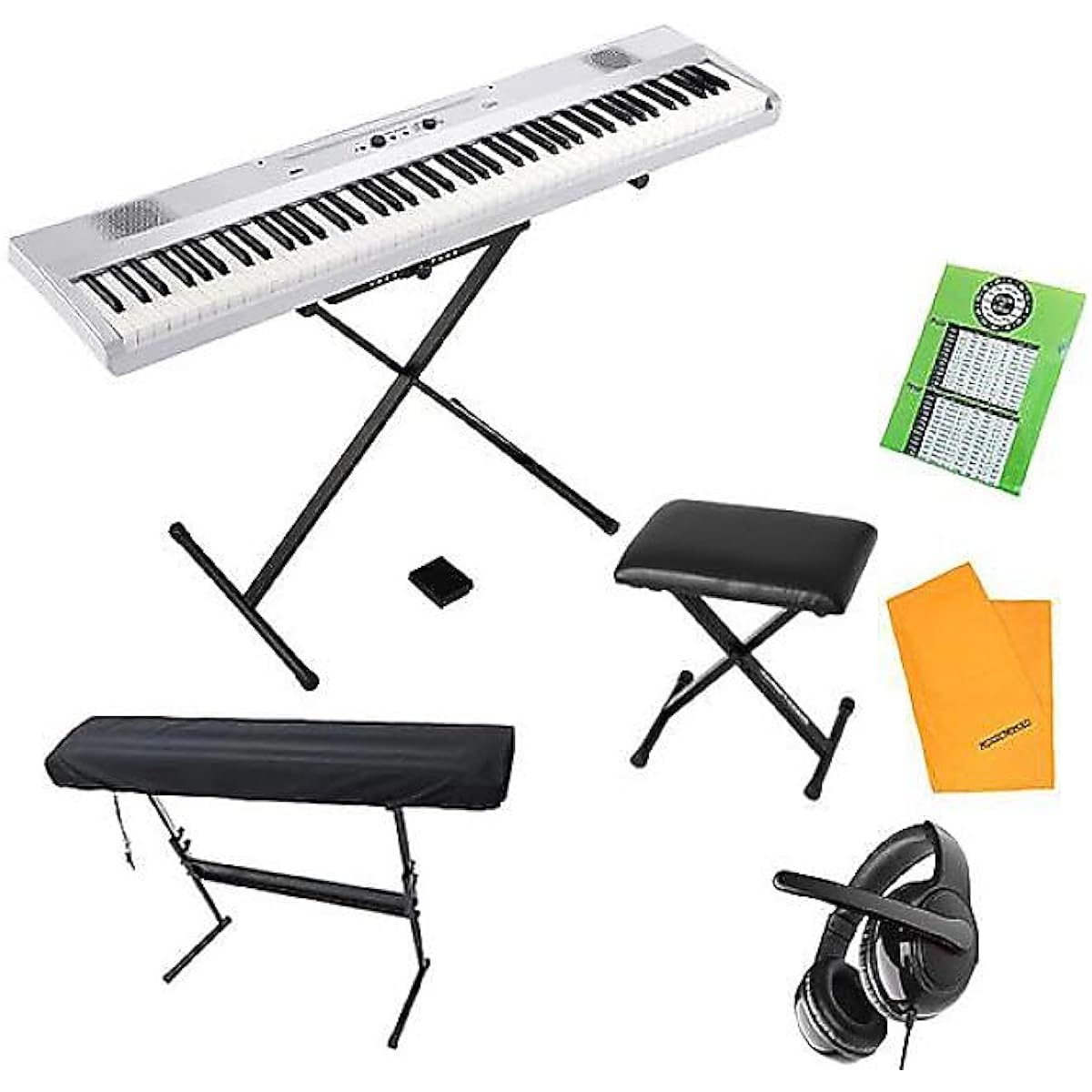 [MHF Set] (5 Great Bonus Set) Value Set with Special Case (White) Korg L1SP PWHITE_PC-110-BK_PRH-13_Op6_set