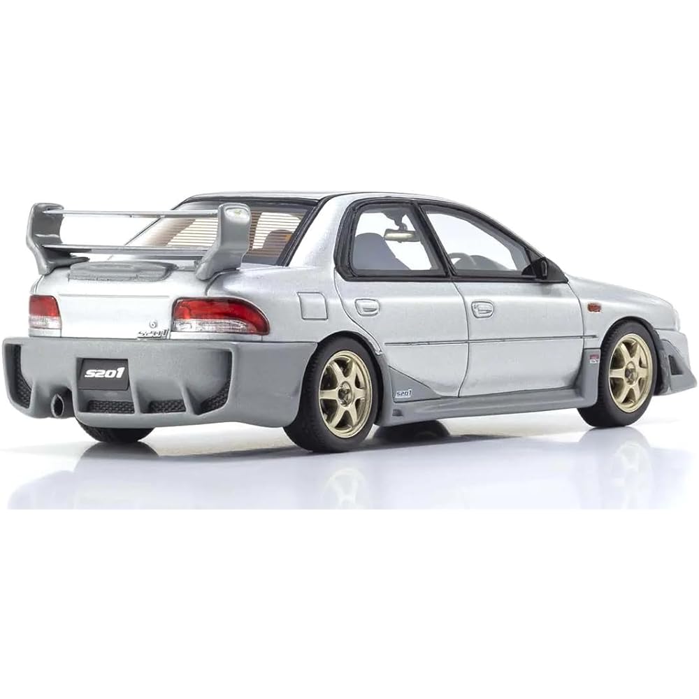 Kyosyo Original 1/43 Subaru Impreza S201 Silver Finished Product