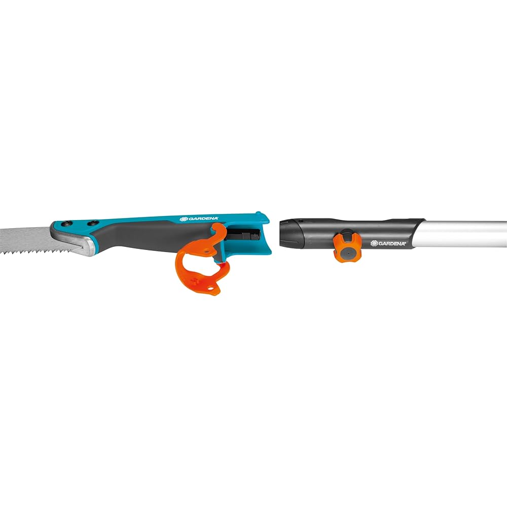 GARDENA Gardening Saw, Curved Blade Type, Made in Germany, Combi System, Turquoise, Blade Length 31.5cm, 300PP 8738-20