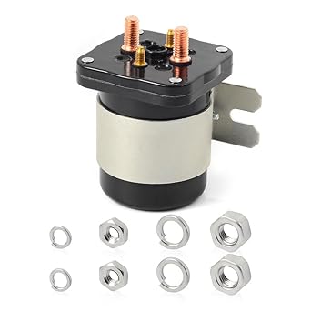 Starter Solenoid Relay 48V 4 Terminal Starter Solenoid Relay for Yamaha 1996-2007 Golf Cart G19-E G22-E YDRE 1995-1998 Club Car DS