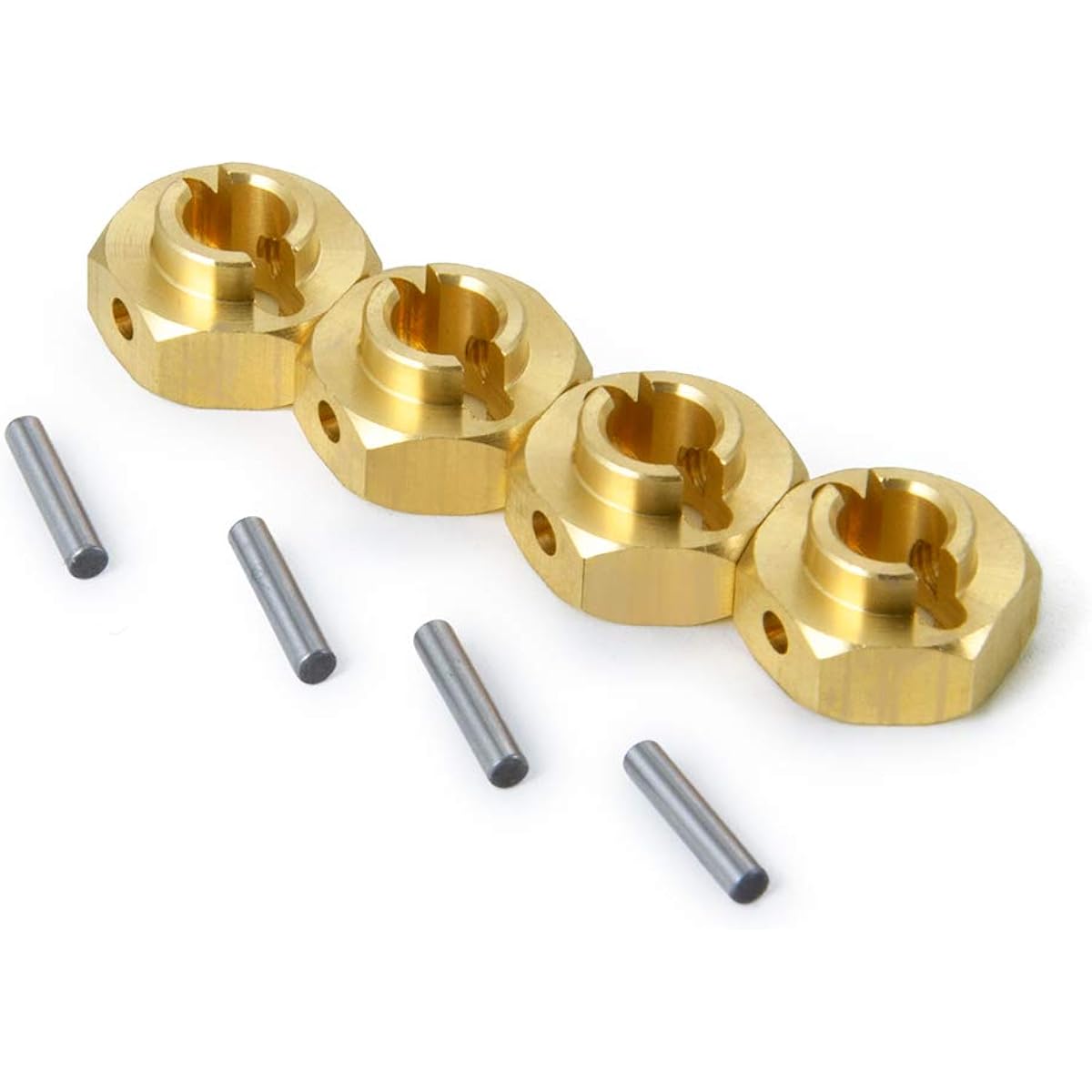 RCLions 12mm Wheel Hex Hub Heavy Weight Brass 5mm Thick Upgrade Axial scx10 iii AXI03004 AXI03007 1/10th RC Crawler Car